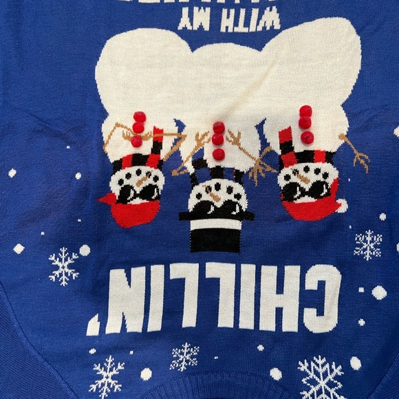 Snowman Christmas sweater snowmies - Picture 2 of 3